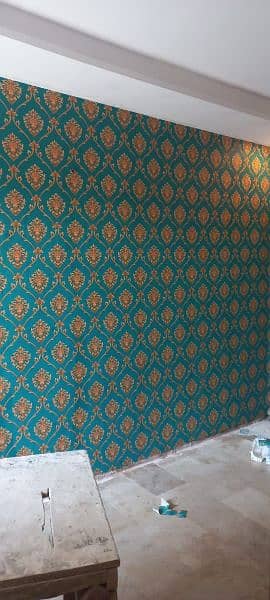 Roller blind,frosted paper,wall decor,pop border,cousion,bedroom wall, 15