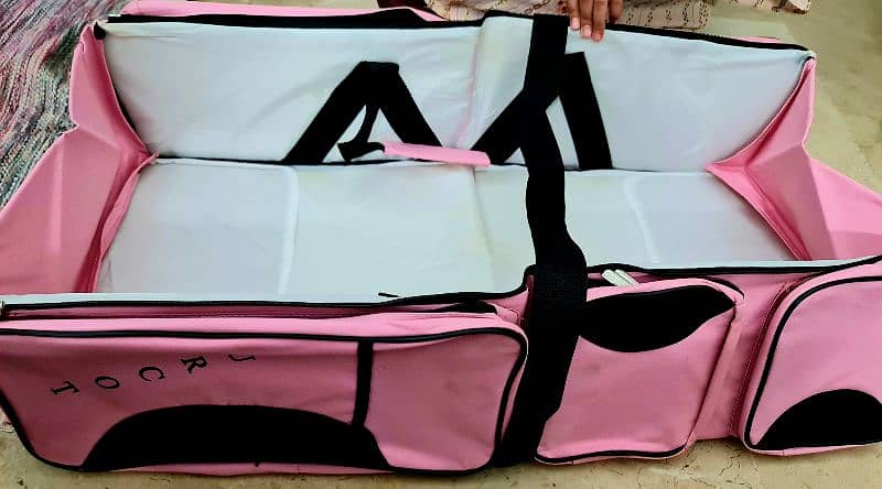 Portable Newborn Baby Bed Folding Travel Cot Bag 2