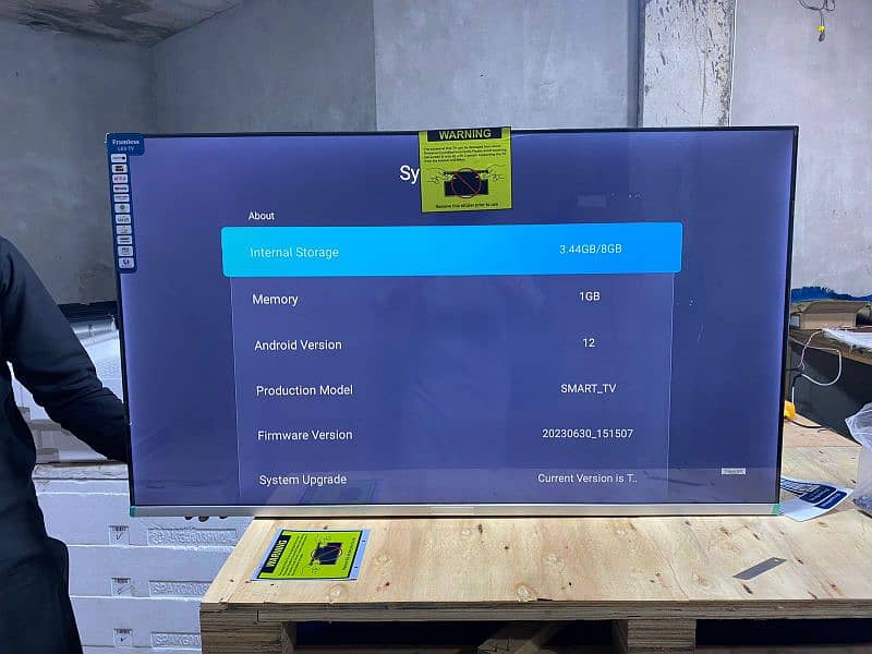 43 INCH NEW ANDROID LED 4K UHD IPS DISPLAY  03444819992 3