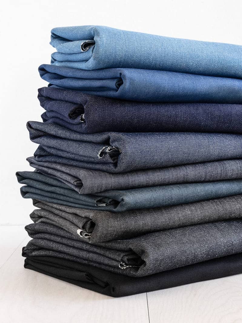 Arvind Men's Cotton Denim Unstitched Stretchable Jeans Fabric (Marine Blue,  1.30 M)