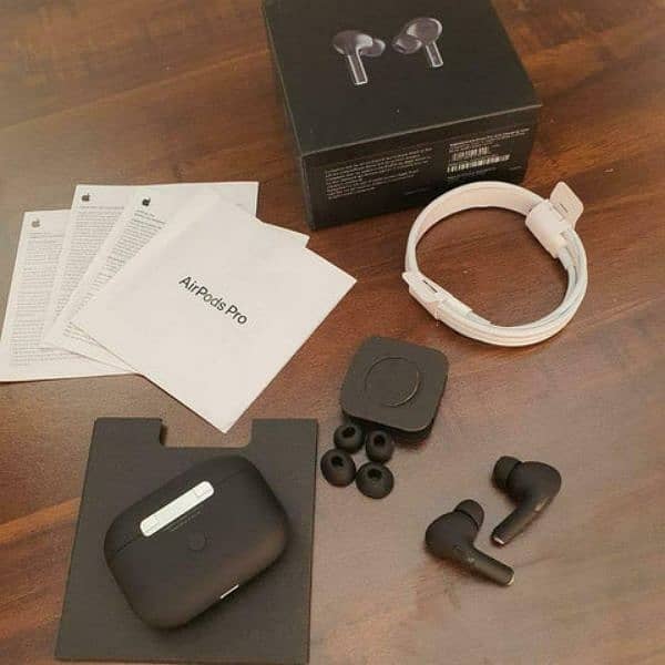 Matte Black Airpods Pro 1st Gen Master Edition ہول سیل 03187516643 1