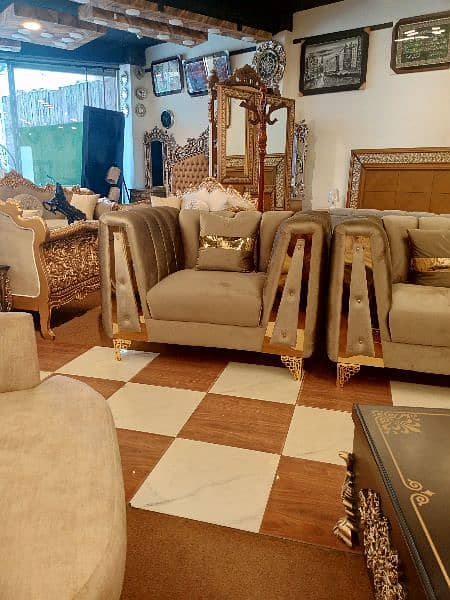 Ramzan offer 48500 Royal Modern Turkish style five str sofa set 5