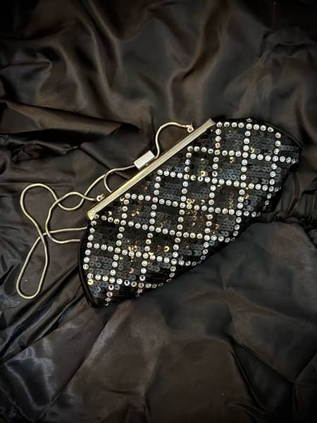 Black Swarovski Clutch 0