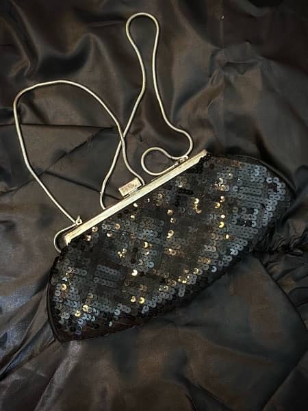 Black Swarovski Clutch 1