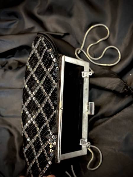 Black Swarovski Clutch 2