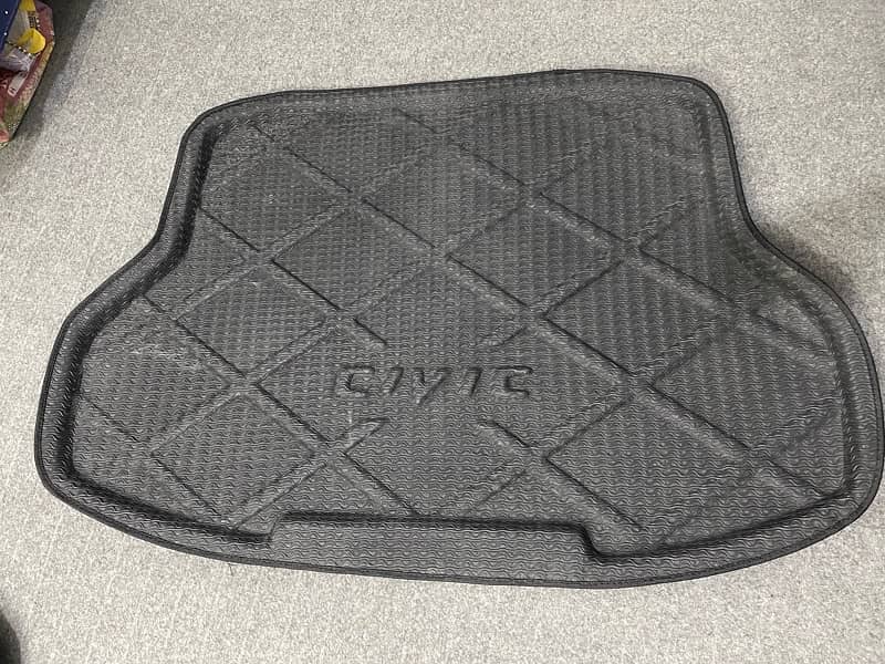 2015 to 2021 Honda Civic Trunk Mat 0