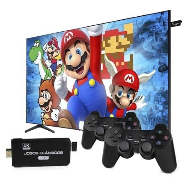 NEW SEGA GAME STICK WITH WIRELESS CONTROLLERS 5,000 GAMES 6