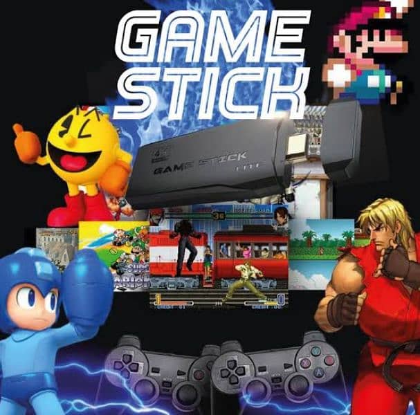 NEW SEGA GAME STICK WITH WIRELESS CONTROLLERS 5,000 GAMES 9