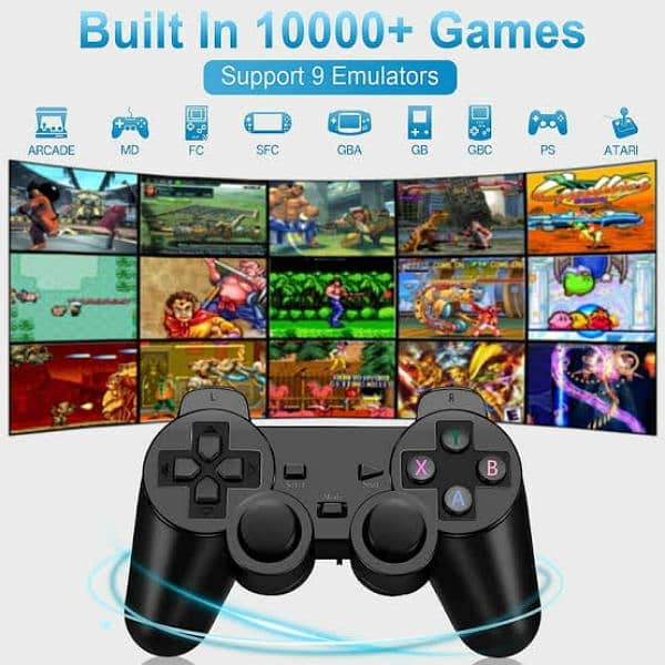 NEW SEGA GAME STICK WITH WIRELESS CONTROLLERS 5,000 GAMES 10
