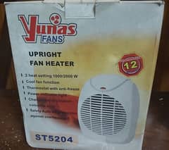 yunas Fan heater 1000 watt