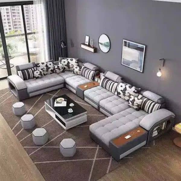 new Turkish style l shape u shape sofa set living room sofa set 4