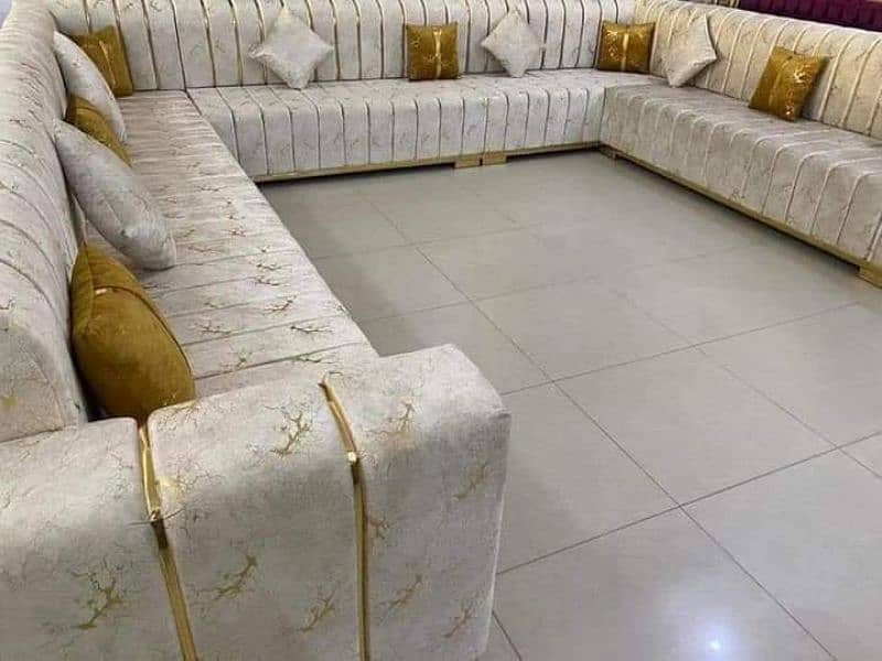 new Turkish style l shape u shape sofa set living room sofa set 8