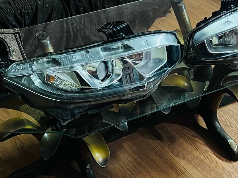 Honda civic X front lights 5