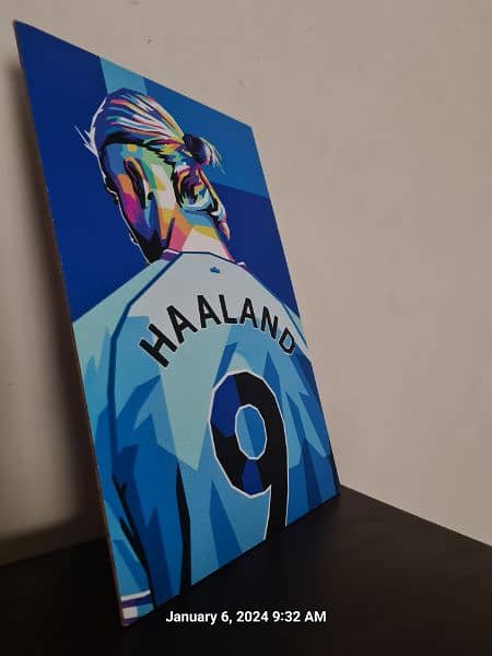 haaland poster imported from turkey and football collector cards r9 1