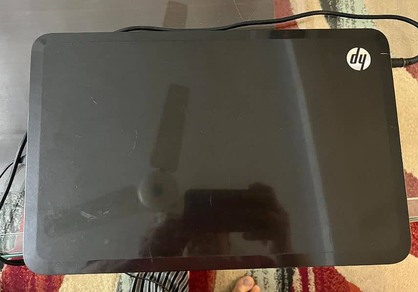 HP Laptop I3 Black with Power Cord Charger 3
