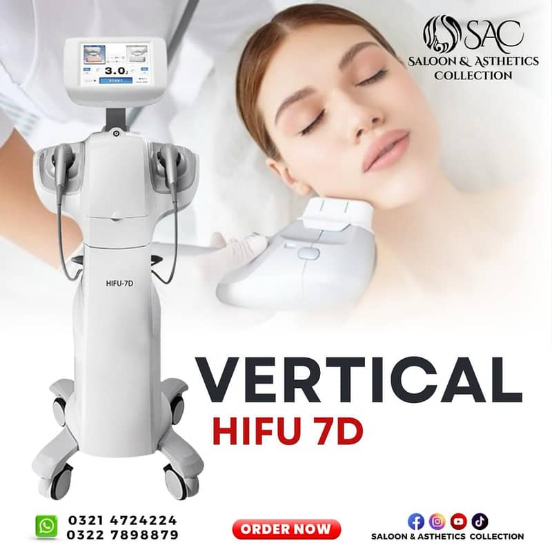 Hifu 7 D Machine Import from China Stock Available 7