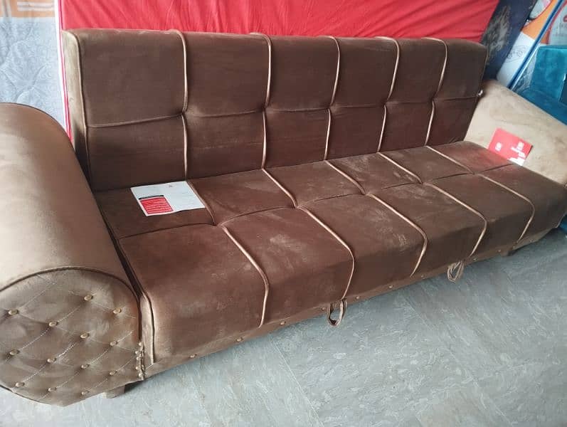 master Molty foam wooden sofa cum bed life time guarantee 0