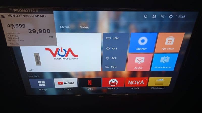 43 INCH LED TV ANDROID TV LATEST MODEL 3 YEAR WARRANTY 03444819992 0