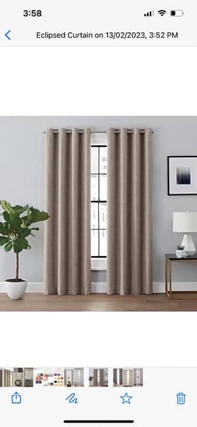 Imported Blackout Curtains For bedroom Drawing room Pack of 2 0