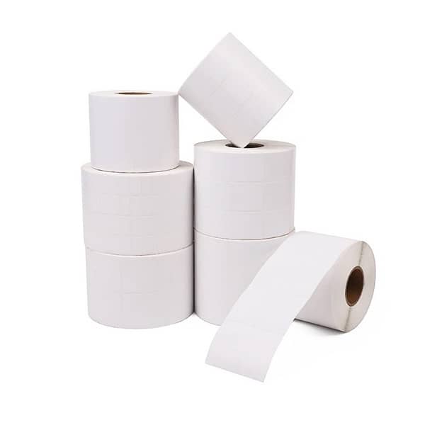 Barcode sticker labels ,  wax ribbon , thermal rolls 4