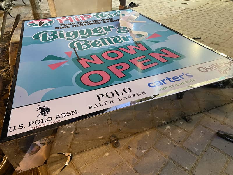 Panaflex printing 3D signboard 10