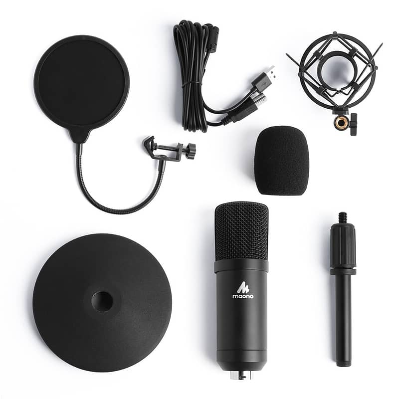 MAONO 4TC USB Microphone, Podcast Mic for youtube video recording vlog 6