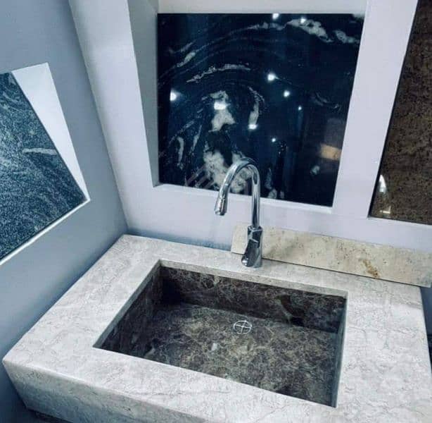marble and granite vanity washbasin for washroom 3