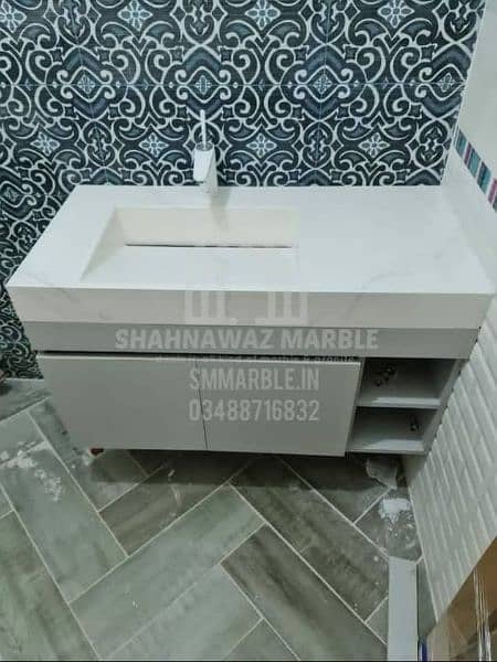 marble and granite vanity washbasin for washroom 6