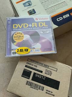 Writable CD and DVD