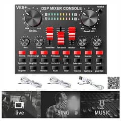 sound Mixer recording,Streming vocal effects,Audio music sound card 0