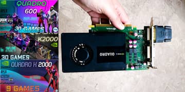 Nvdia Quadro K2000 2GB, 128 Bit, DDR5, Budget Gaming & Rendering Card
