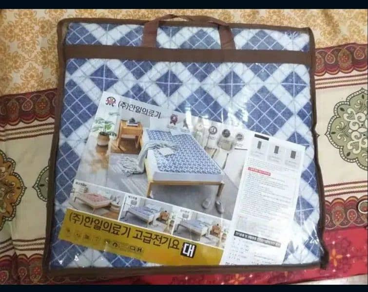 Korean Electric Blanket For Double Bed Warmer pad size135cmx180cm 2