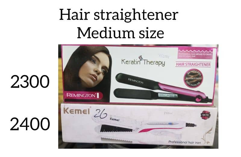 Hair dryers - Hair straighteners are available 4