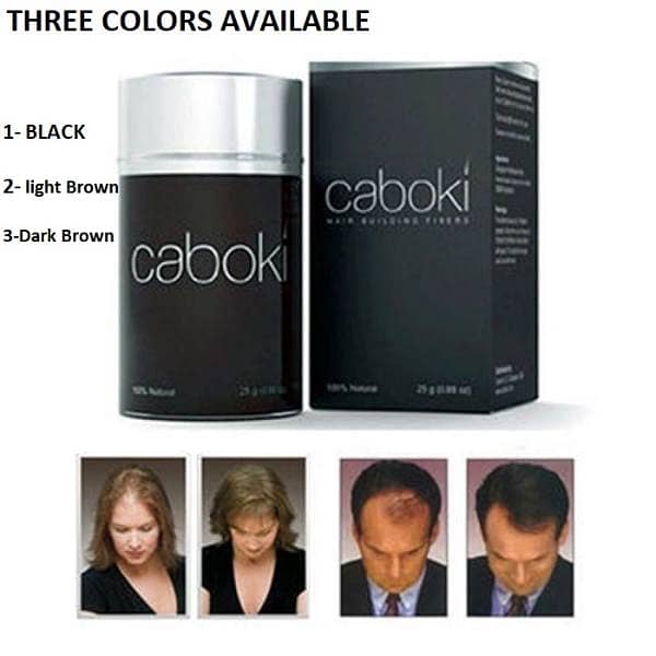 Caboki Hair Fiber ( Black & Dark Brown ) Available 03020062817 2