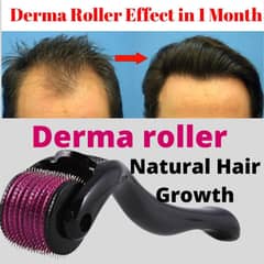 Derma Roller- Natural Hair Growth- Suitable For Men 03020062817