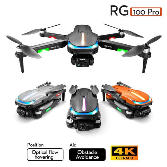 RG100 PRO WiFi FPV with 4K HD Dual Camera 3 Side 03020062817 0