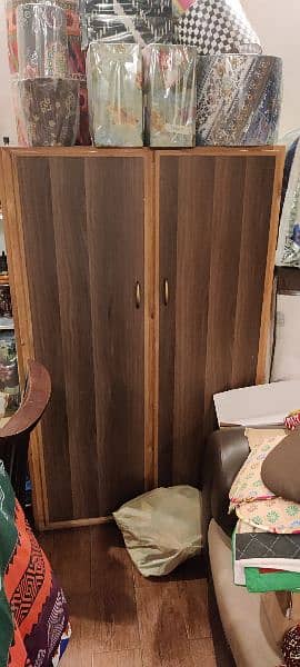 Double Door Cupboard with Hanging space 2