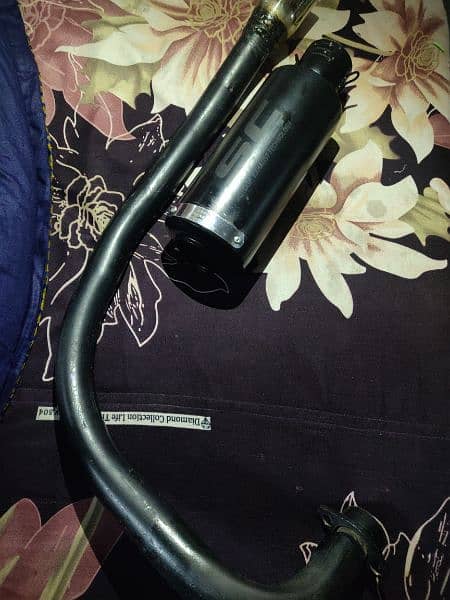 SC Project Exhaust with bend Pipe for Ybr 1