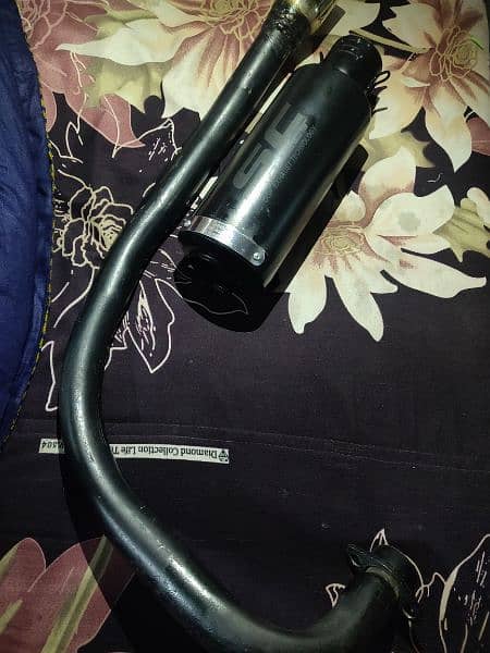 SC Project Exhaust with bend Pipe for Ybr 10