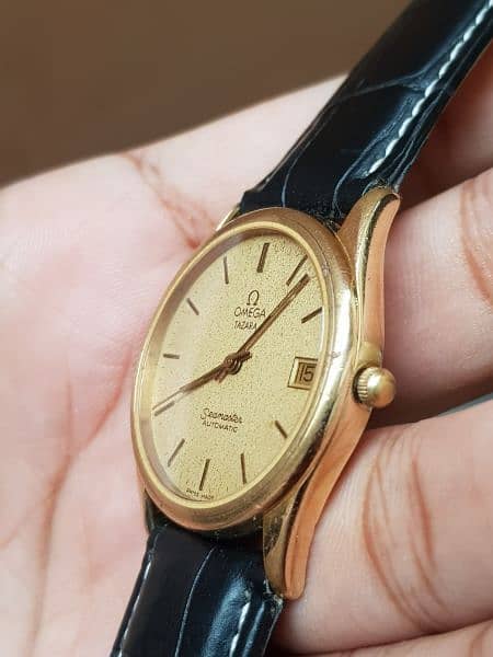 Original Omega Seamaster automatic wristwatch for men's 3