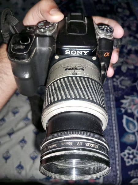 Sony DSLR-A100 Condition 10/10 No Any Fault with Bag + Charger 6