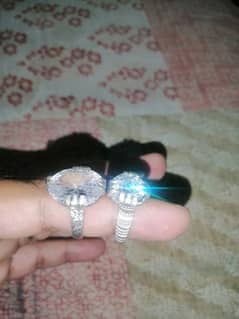 Chandi (silver) ring with beautiful zarkoon stone
