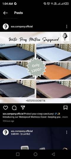 Mattress Cover waterproof Premium Quality limited offer