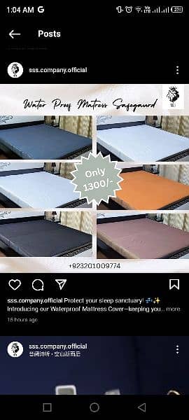 Mattress Cover waterproof Premium Quality limited offer 0