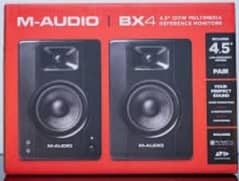 M Audio Bx4 D3 Active Studio Monitors Pair