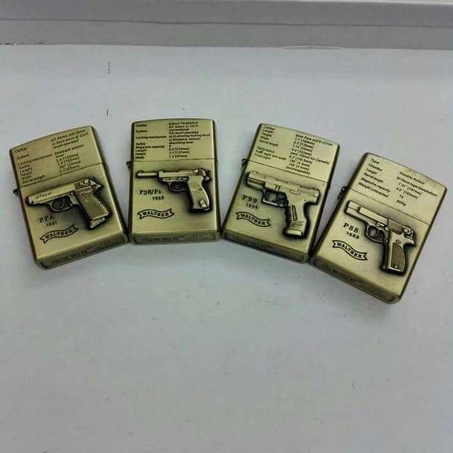 Lighter Zippo Windproof Brushed Brass Lighter All Variety Available 13