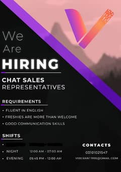 Sales Chat Representative job