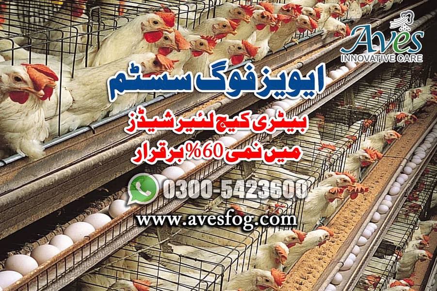 Dairy farm Cooling/Humidity in Poultry/Misting System/Outdoor Cooling 15