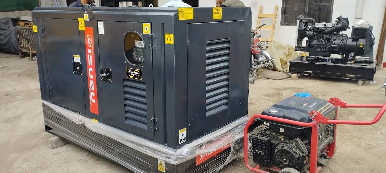 Generator 30KVA, 50KVA, 100KVA Isuzu Japan Brand New Diesel Generator 6