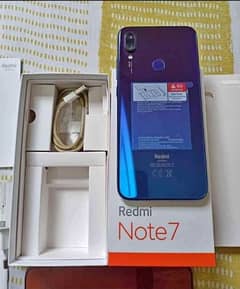 Redmi note 7 complete box for sale(Exchange possible)